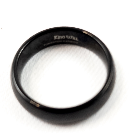 King Will Men's Tungsten Ring - Picture 4 of 5